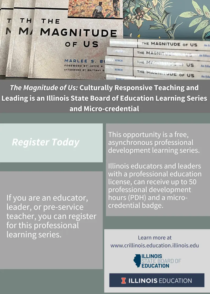 The Magnitude of Us microcredential poster